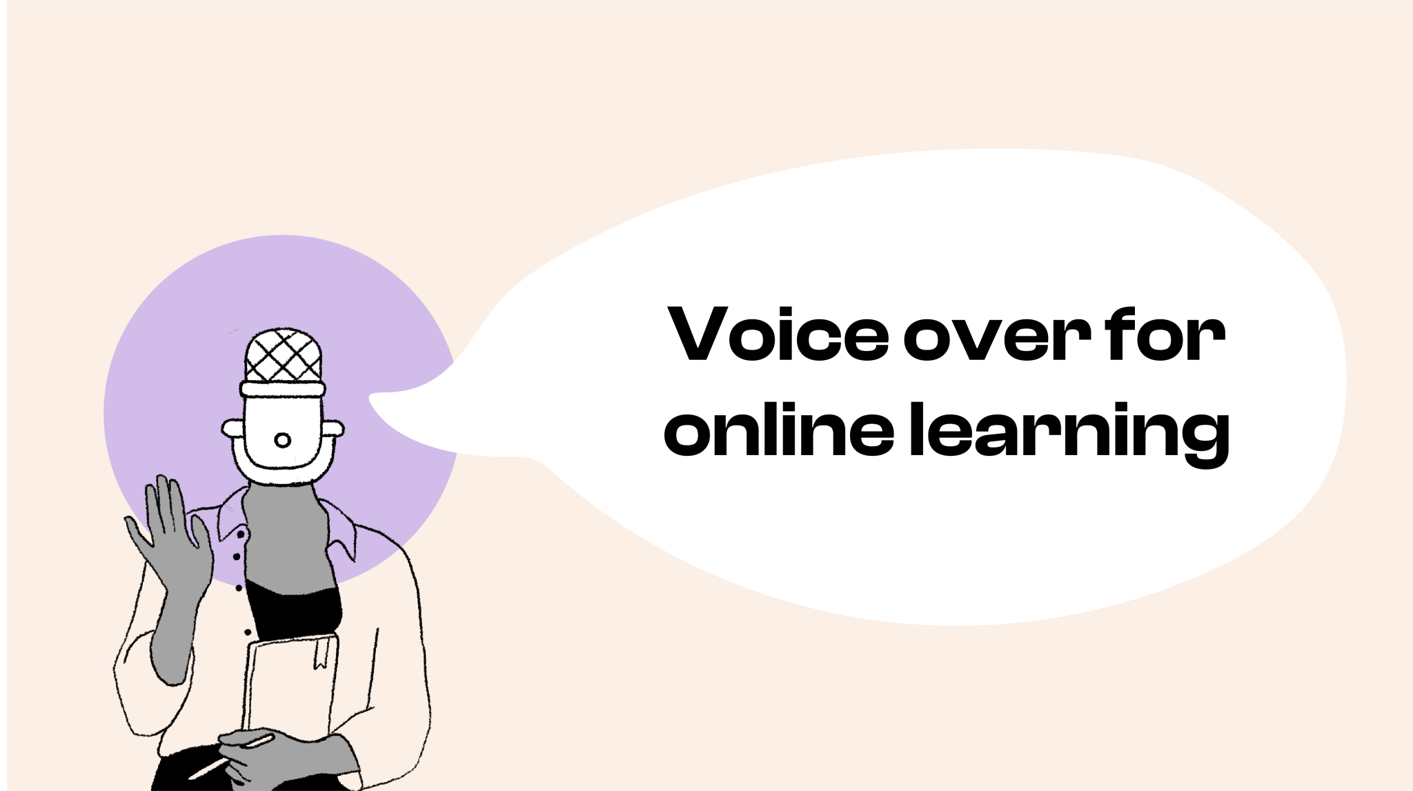 Human and AI voice over for your eLearning projects
