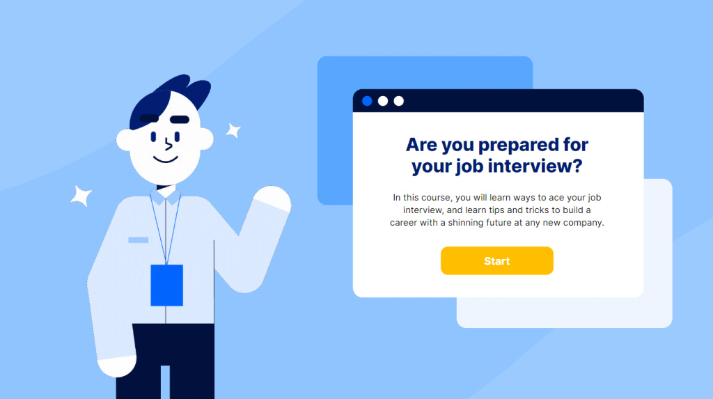 bylittle provide a small introduction to your Storyline course before starting the training