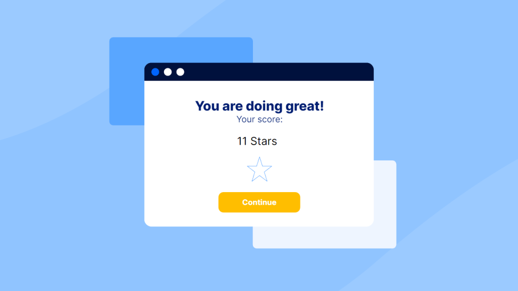 At bylittle Learning, we recommend to add score milestones in your gamified Storyline courses